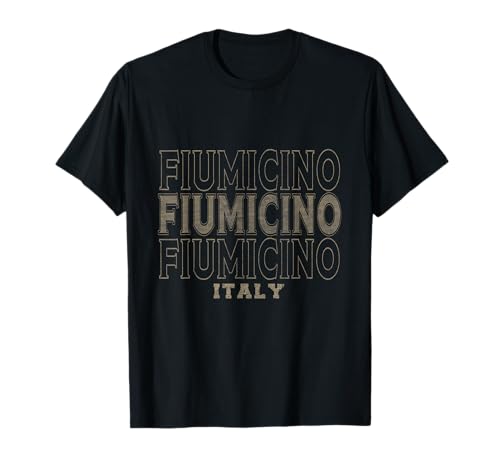 Vintage Fiumicino Italia Camiseta