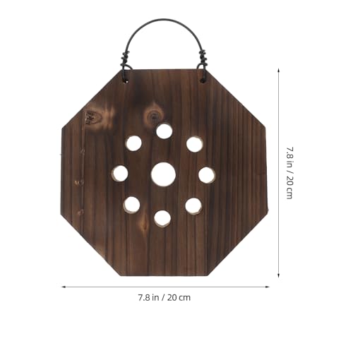 Support de jardinière en bois composite premium pour plante murale