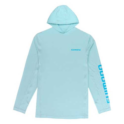 Shimano Long Sleeve Hooded Performance Tee Color - Gray Size - 2X (ATEESUNLSH2XAGY) Fishing