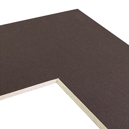 Craig Frames B569 8x10-Inch Mat, Single Opening for 4x6-Inch Image, Cinder with Cream Core