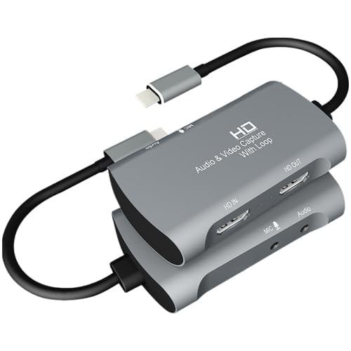 atdaraz Compatiable for Z30A HDMI Female + Mic to HDMI Female + Audio + USB-C/Type-C Video Capture Box-picture-31