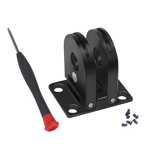 Adaptador de montagem de tripé de liga de alumínio dobrável 1/4 adaptador de rosca para Gopro Hero11