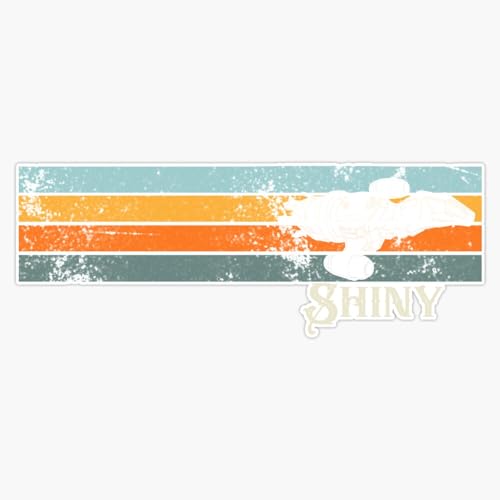 Leyland Designs Shiny Firefly Serenity Bumper Sticker Window Water Bottle