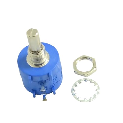 BTZGNDMIO 1pc 3590s-2-103 2K 5K 10k 20K 50K 100K 100R 200R 500R Precision Multi- Turn Potentiometer Quality Adjustable Resistor(500 Ohm)