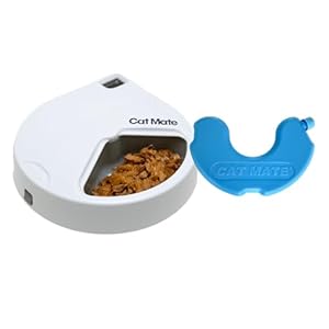 Cat Mate C300 Automatic Digital Pet Feeder for Dogs and Cats BPA and BHT Free with Ice Pack