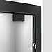 DreamLine Encore 44-48 in. W x 76 in. H Semi-Frameless Bypass Shower Door in Satin Black, SHDR-1648760-09