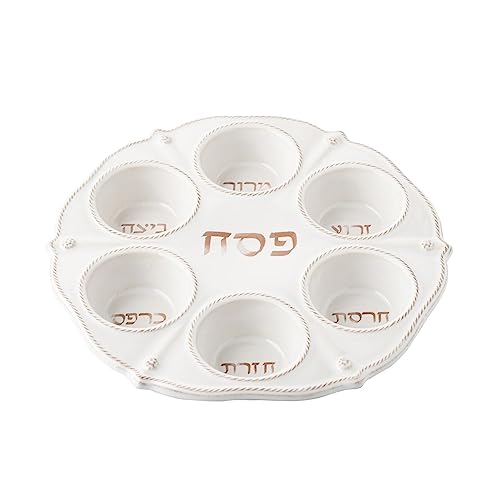 Juliska Berry & Thread Seder Plate - Whitewash - Thumbnail 2