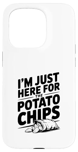 I'm Just Here For The Potato Chips�t�@�j�[�X�i�b�N���D�� �X�}�z�P�[�X iPhone 15 Pro �p