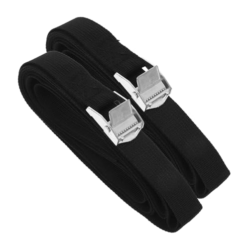 TOBBOMEY 1pair Kayak Tie Down Straps Binding Straps Buckle for Roof Rack Cargo Lightweight for Surfboards and Canoes