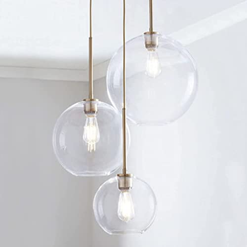 Balle en verre lumineuse haut de gamme et suspension de luxe pour décoration raffinée