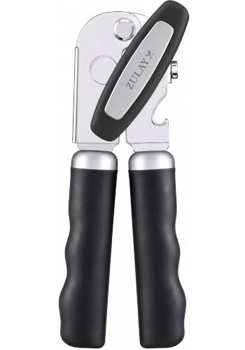 Image of Zulay Kitchen Stainless Steel Swing Open Manual Can Opener Comfortable Grip