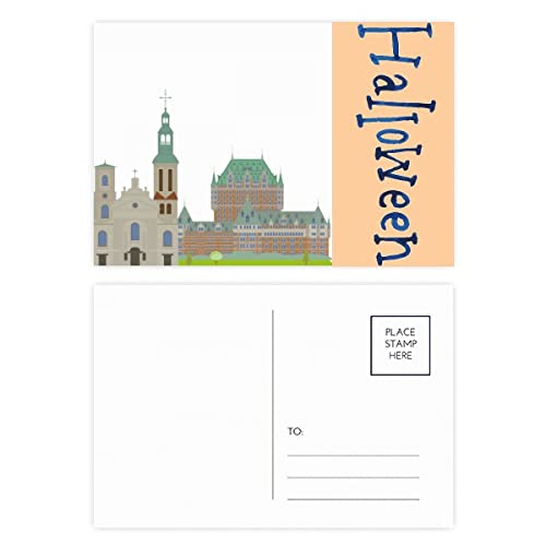Cartes postales Halloween et Canada : lot de 20 cartes de vœux urbaines