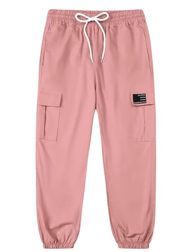 Image of SANGTREE Girls & Womens Drawstring Cargo Jogger Pants,3 Years - Women 3XL