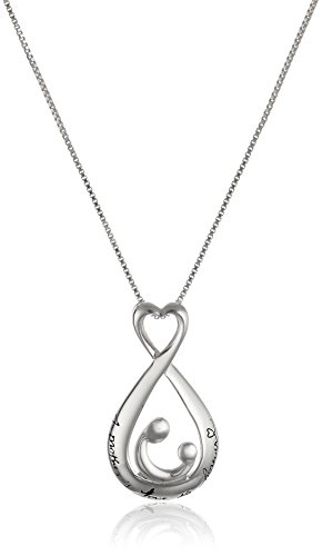 Sterling Silver Open Teardrop "A Mother