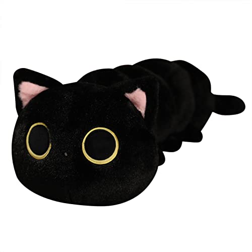 Travesseiro longo para gatos | pelúcia macio para gatos | Adorável travesseiro gato travesseiro pelú