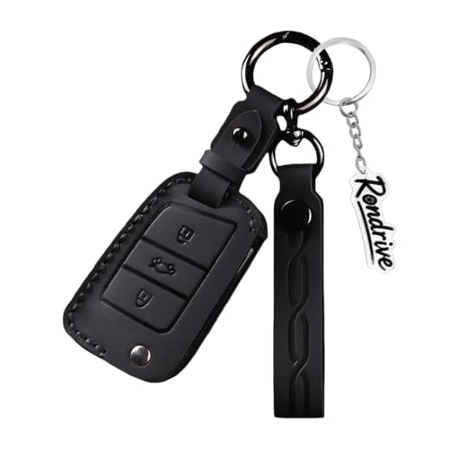 Funda para llave Skoda Fabia y Karoq en piel retro para proteger mando