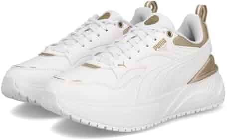 PUMA 【新品タグ付き未使用】ディスラプトメタリック　ゴールド/ホワイト Amazon.co.jp: [プーマ] レディース R78 DISRUPT METALLIC DREAM