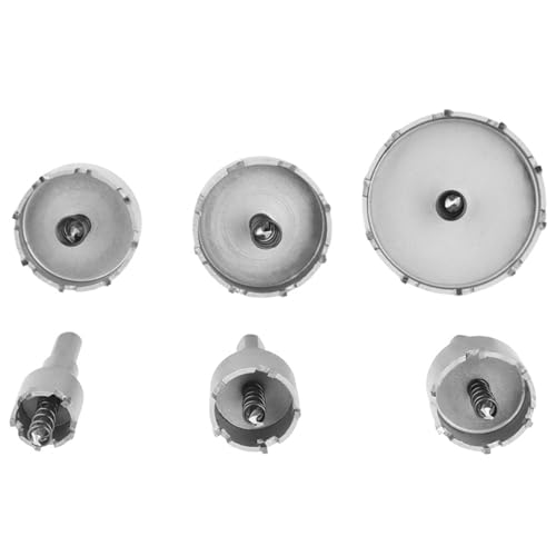 Set de 6 Brocas Sierra de Carburo 22-65mm para Metal miniatura 5