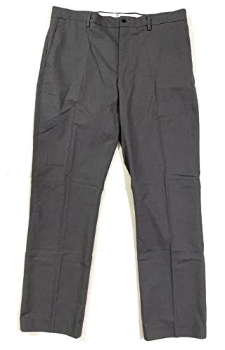 Ralph Lauren Mens Stretch Dress Pants Slacks, Grey, 36W x 32L
