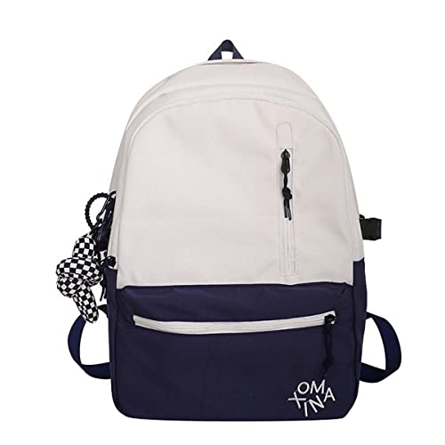 Kawaii Backpack Cute Backpack with Muppet Pendant My Melody Backpack Cute Aesthetic Backpack (blue)