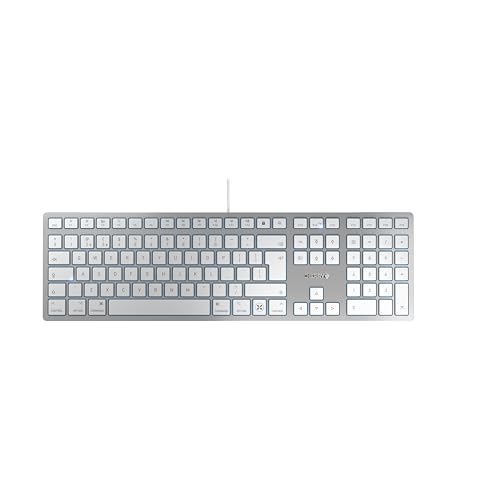 Clavier USB-C Mac CHERRY KC 6000C QWERTY pour aménager un bureau de télétravail design