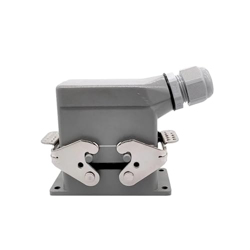 Conector rectangular industrial HDC-HE-010-1 de alta resistencia con bornes a tornillo de 16A 4