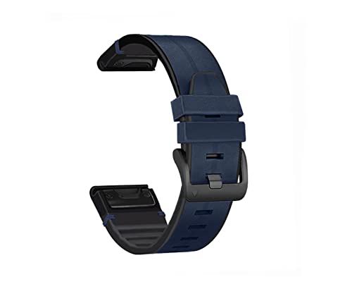SHEAWA for GARMIN(ガーミン) Approach S70 47mm/S62/Forerunner 965 バンド ベルト 交換バンド 互換品 マイクロファイバーレザー+シリコン Fenix8 47mm/Fenix 7 Pro/7/Insti