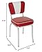 Richardson Seating Retro V-Back Diner Chair with 2