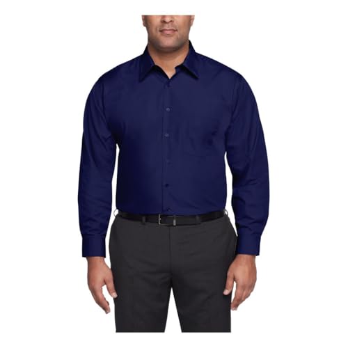 Image of Van Heusen Men's Big Fit Poplin Dress Shirt (Big & Tall)
