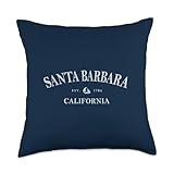 Santa Barbara California | Santa Barbara CA Print Throw Pillow