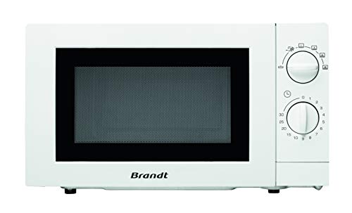 Brandt SM2016W - Micro-Ondes - 6 Niveaux de Cuisson - Maintien au Chaud - 20L - 700W - Blanc