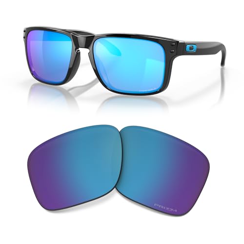 OAKLEY Original Holbrook OO9102 00001257 PRIZM Sapphire Replacement Lenses For Men For Women+ Bundle Microfiber Pouch