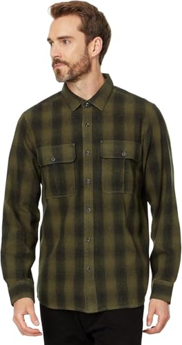 Volcom Shadowstone vêtement chaud en flanelle grise à manches longues homme