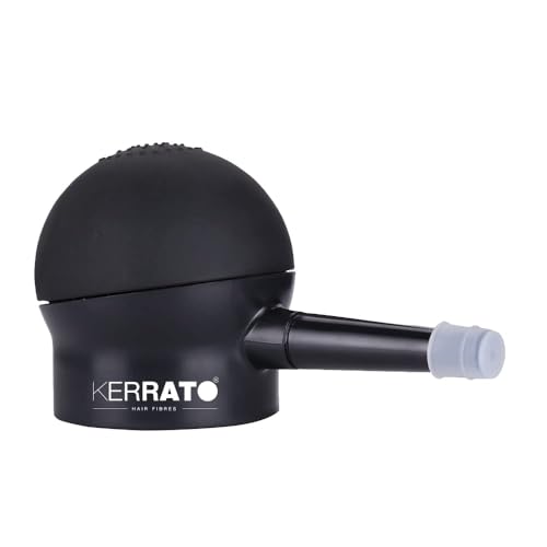 KERRATO HAIR FIBRES 40 Grams Pump Applicator For Thinning Hair And Baldness, Hair Fiber Easy To Use Pump