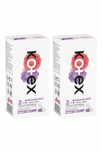 2 in 1 Regl Mesane Pedi; 22'li Günlük Ped, 2'li Paket