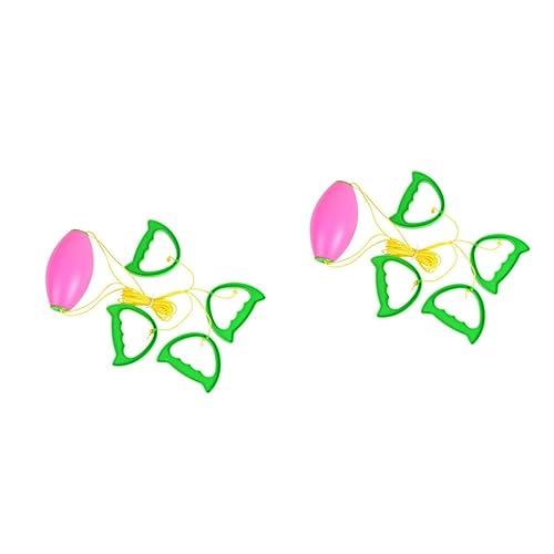 TOYANDONA 2St Kinderspielzeug Spielzeuge die Bälle ziehen Jumbo-Kugeln Außenaktivität Sport Cheerball Kugel ziehen Fitness