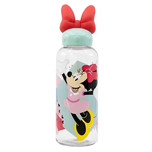 Stor FIGURINE 3D BOTTLE 560 ML FOR CHILDREN | MINNIE MOUSE BEING MORE MINNIE MOUSE
