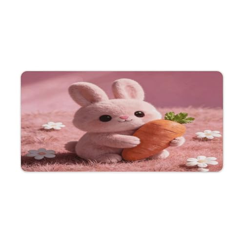 Pad de escritorio impermeable Bubblegum Pink 30x60 cm