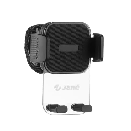 Jané Support Smartphone Universel pour Poussette, Rotation 360°, Installation Rapide, Stable et Sécurisé