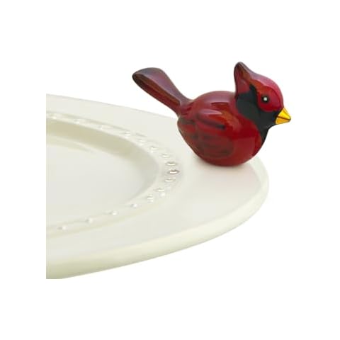 Nora Fleming Winter Songbird (Cardinal) - Hand-Painted Ceramic Christmas Decor - Winter Minis for The Home and Office Cover