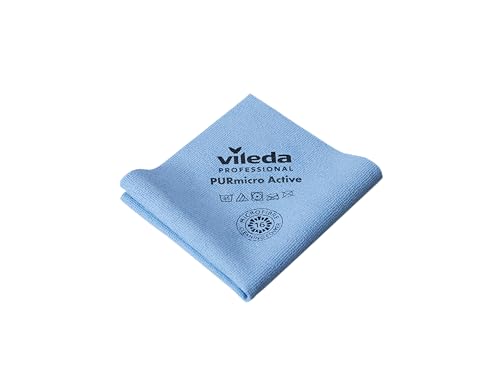 cubex professional Paños multiusos PVA MICRO de microfibra para una limpieza 100% segura y eficaz (PURmicro Active BLU, 5 panes)