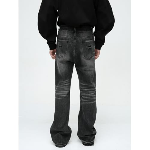 Men's Jeans Autunm American Retro Commute Home Casual Gathering Loose Slim Fit Long Pants3