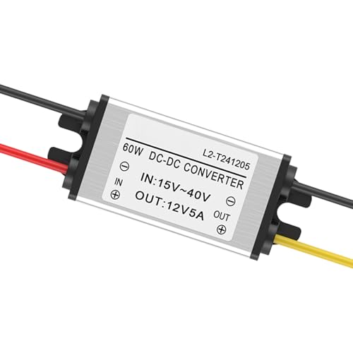 Convertidor DC 24 V a 12 V para alimentación eléctrica | Regulador de tensión | Transformador de 24 V a 12 V para Step Down | Para automóviles, camiones, vehículos recreativos y electrónica