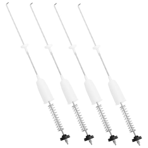 Consejos para Comprar lavadora daewo favoritos de las personas. 43 HOODANCOS Conjunto de 4 Varillas de Suspensión para Lavadora Amortiguador de Hierro Galvanizado para Lavadoras Accesorios de Reparación para Mantener Estabilidad y Vibraciones