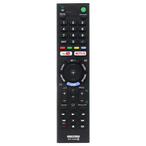 Mando Compatible con RMT TX300E para Sony Bravia – Repuesto Sin Programación para TV Sony – Control Remoto para KDL 32WE613, 40WE663, 43WE754