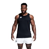 canterbury Men s Tank Vest, Black, Large