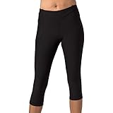 Terry Cycling Knickers for Women - Padded Bike Bottoms for All-Season Riding – Black – Large