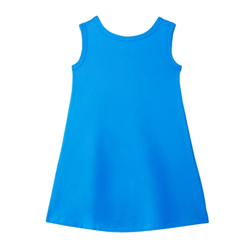 Image of YouGotPlanB 100% Cotton Printed Above Knee Length Dress for Girls