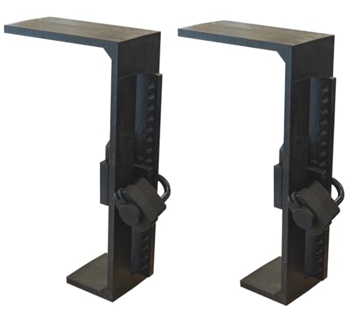 Selections Wheelie Bin Tough Plastic Security Lock with Padlock - Pack of 2