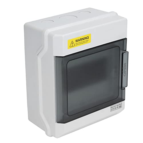 Boîte de distribution étanche rail DIN 6 voies en ABS PC pour extérieur